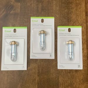 Cricut replaceable Knife Blade + Drive Housing Set of 3